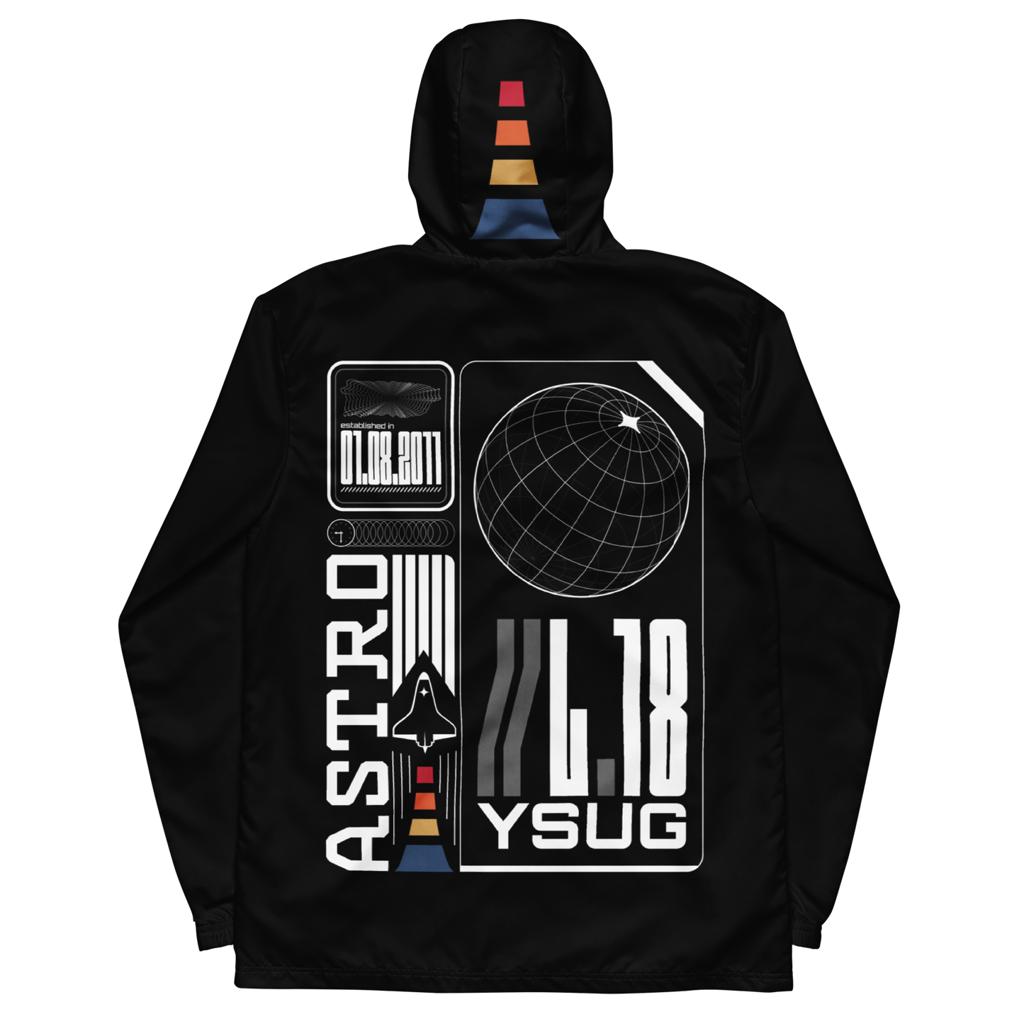 YSUG Astro - Windbreaker Jacket (Black)